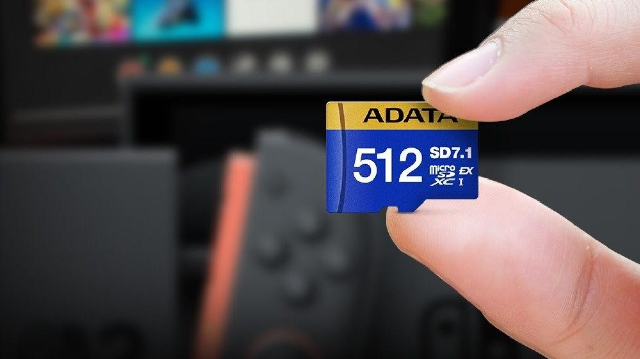 ADATA prezentuje szybkie karty microSDXC stworzone z myślą o Nintendo Switch 2