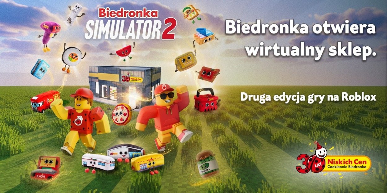 Biedronka Simulator 2 na Robloxie z nowym sezonem i dodatkami