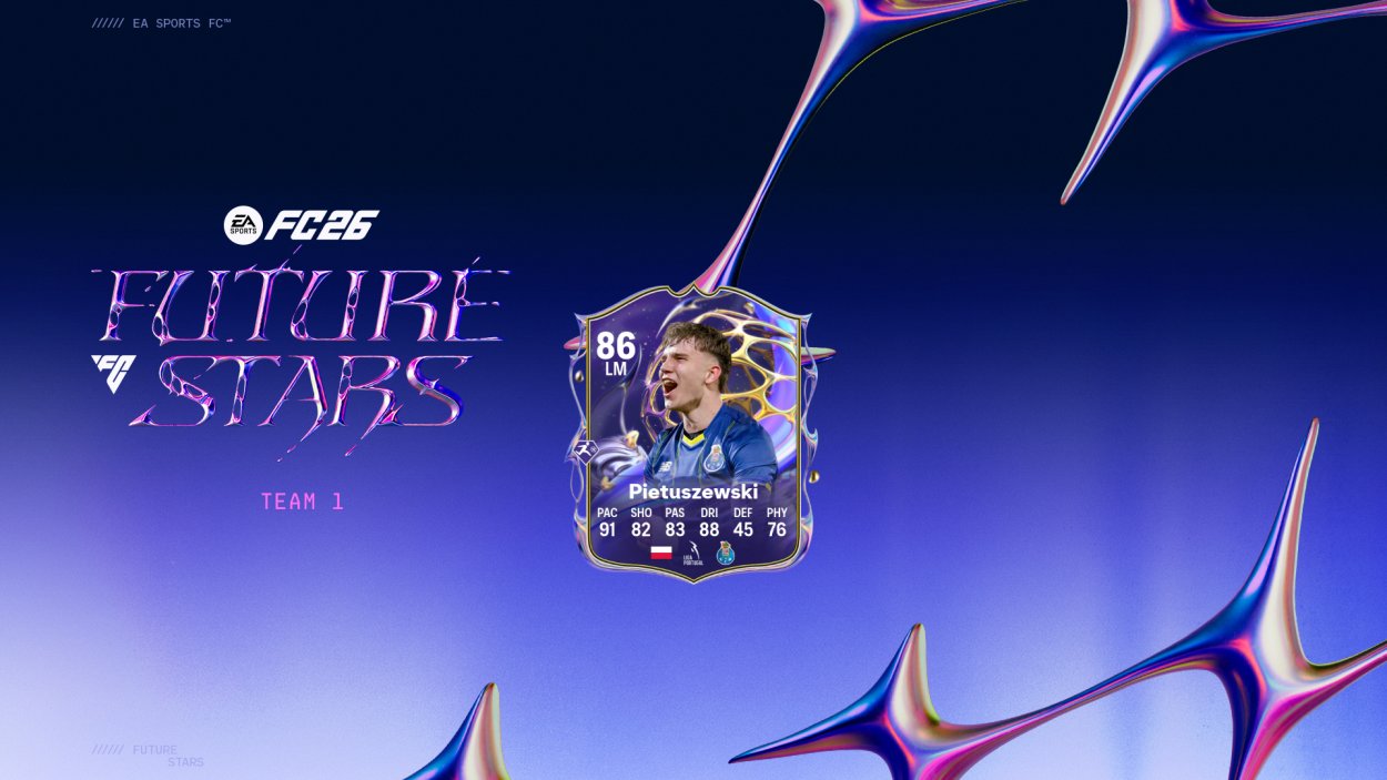 EA SPORTS FC 26 prezentuje drużynę Przyszłych Gwiazd z Oskarem Pietuszewskim