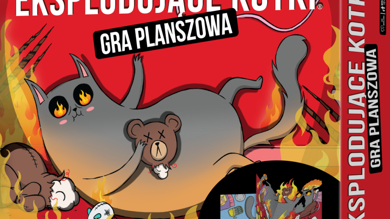 Eksplodujące Kotki powracają – teraz jako gra planszowa