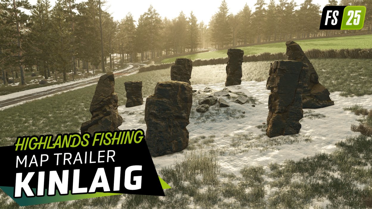 Farming Simulator 25 otrzymuje nową mapę Kinlaig w dodatku Highlands Fishing