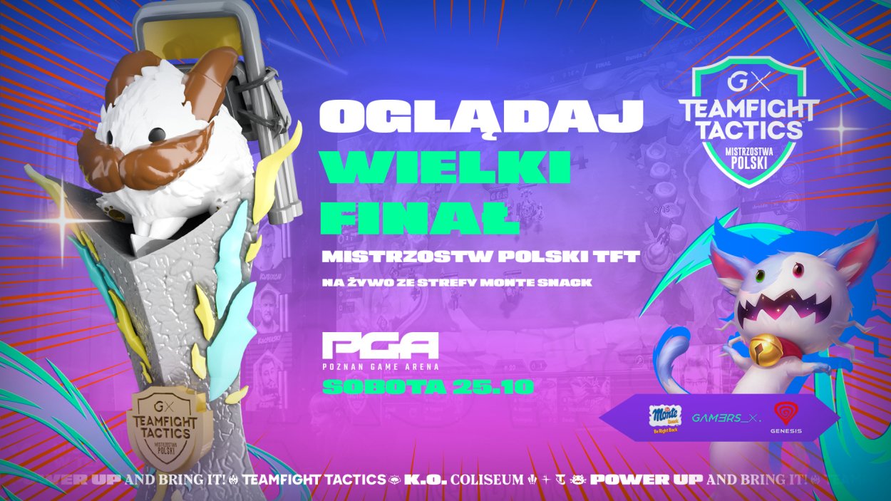 Finał GX Teamfight Tactics Mistrzostw Polski na Poznań Game Arena