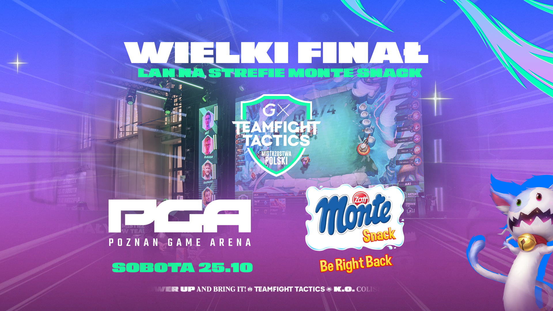 Finał GX Teamfight Tactics Mistrzostw Polski znów na PGA