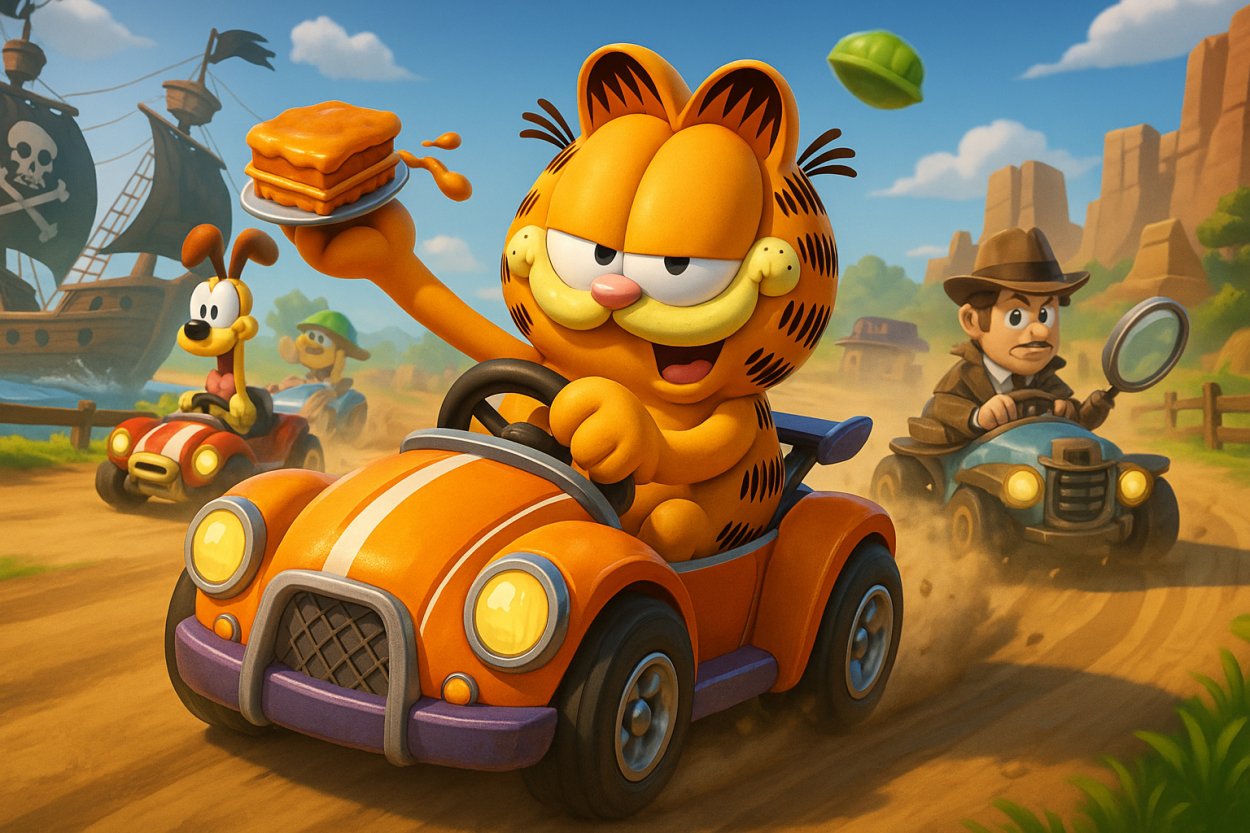 Garfield Kart 2 – Nowa gra wyścigowa z Garfieldem już dostępna