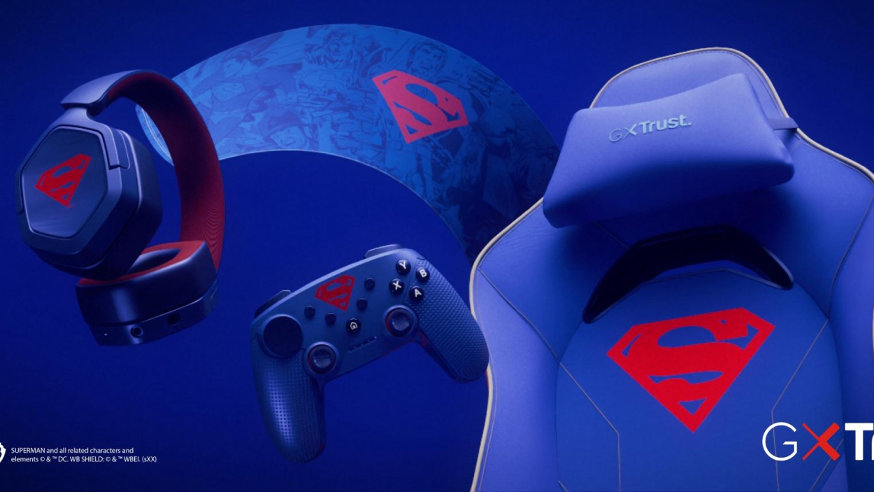 GXTrust prezentuje kolekcję Superman – sprzęt gamingowy z supermocą