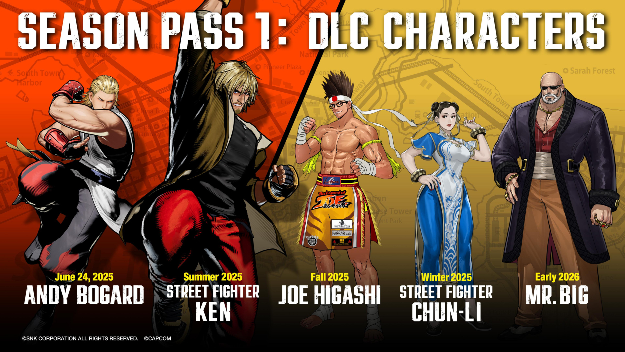 Ken z Street Fightera dołącza do FATAL FURY: City of the Wolves