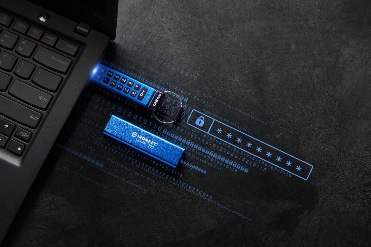 Kingston IronKey Keypad 200 z certyfikatem FIPS 140-3 Level 3