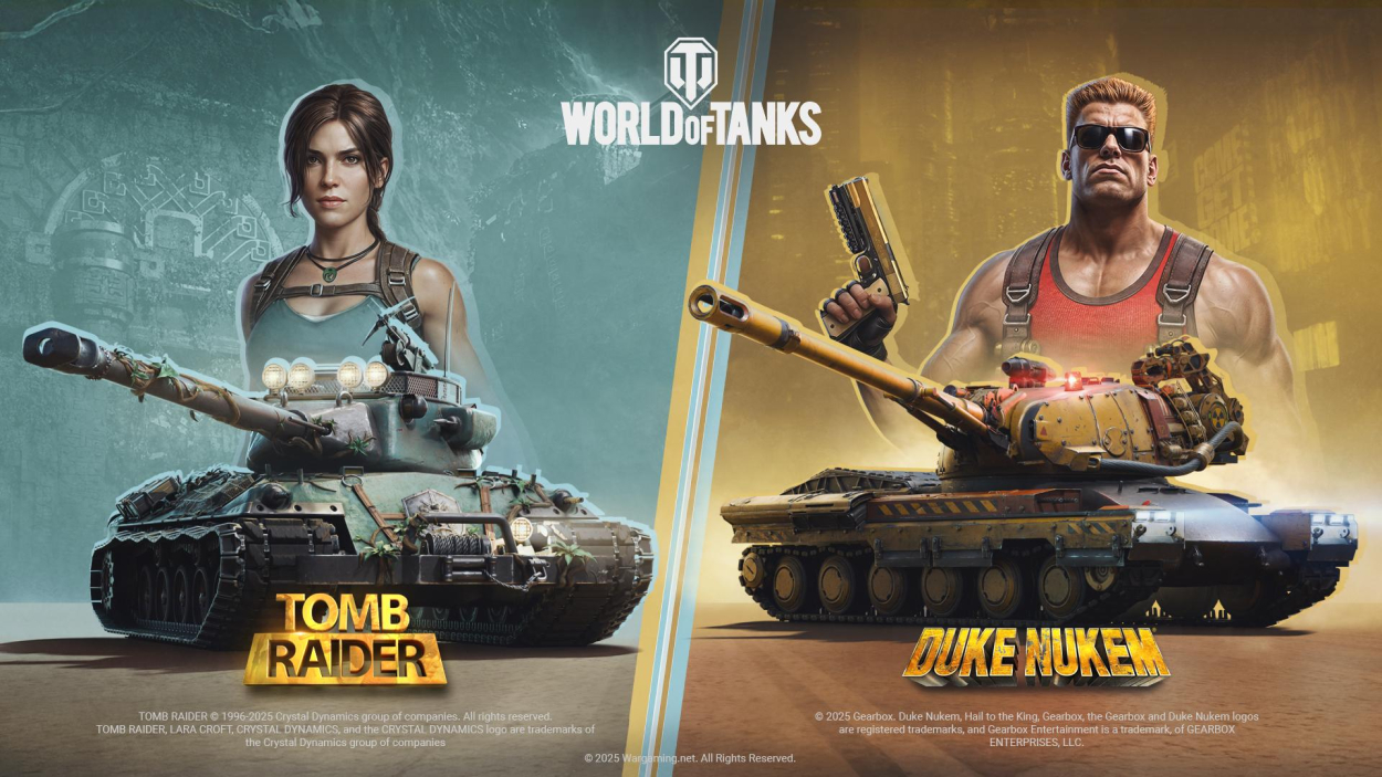 Lara Croft i Duke Nukem dołączają do World of Tanks