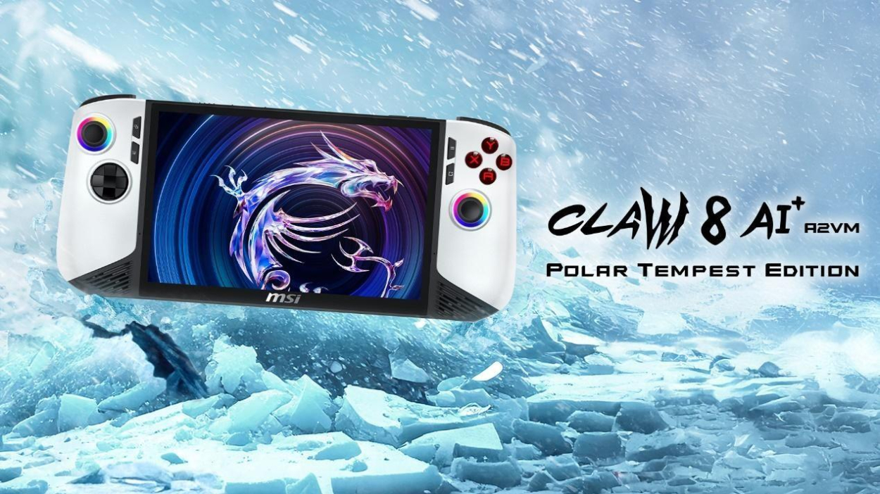 MSI Claw A8 i Claw 8 AI+ Polar Tempest: nowa era handheldowego gamingu