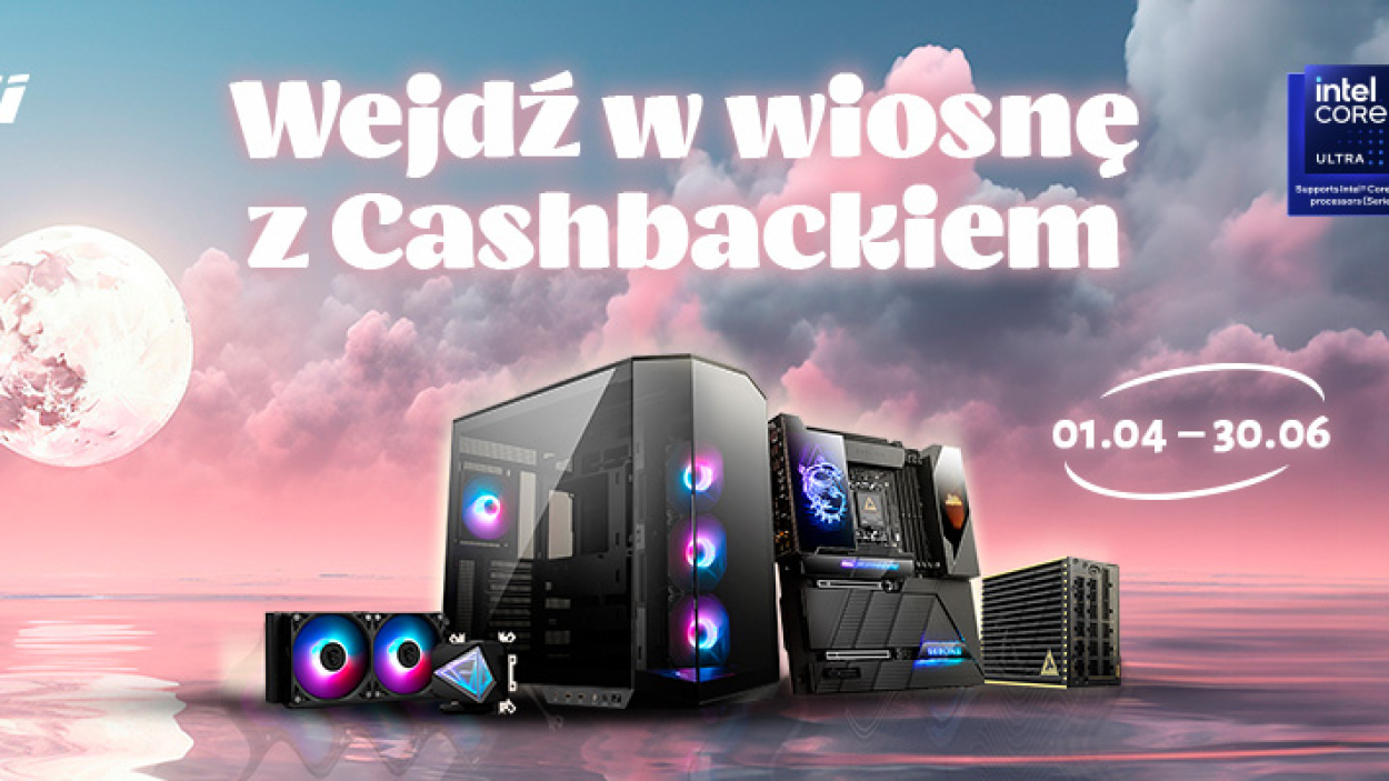 MSI kusi zwrotem gotówki za sprzęt – ruszyła promocja „Wejdź w wiosnę z Cashbackiem!”