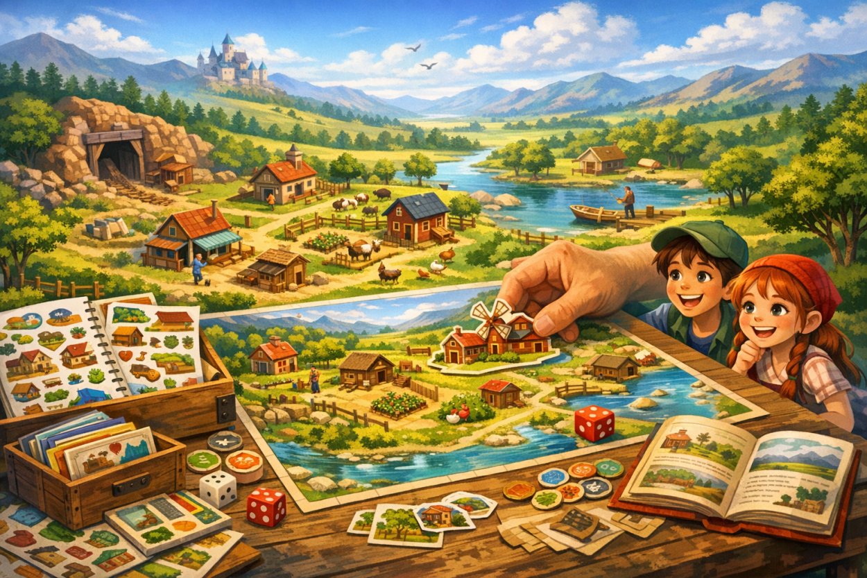 Naklejkowo – nowa rodzinna gra planszowa z naklejkami od Rebel