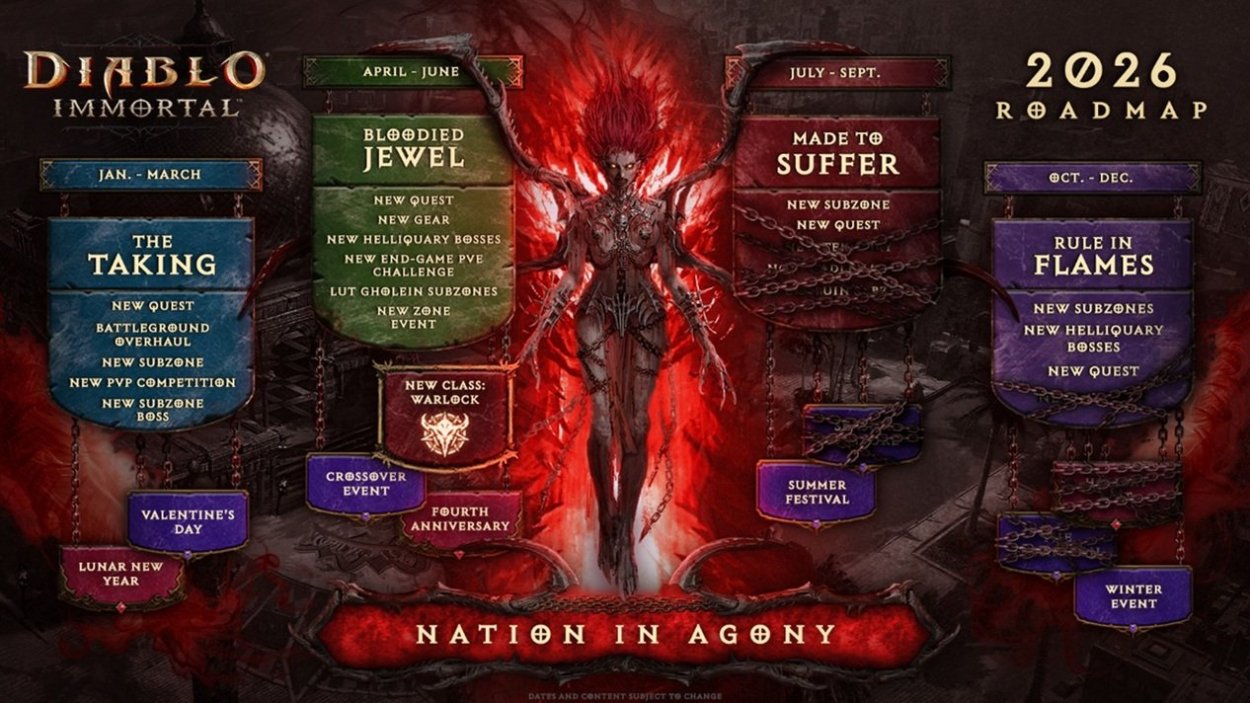 Nowa aktualizacja Diablo Immortal z powrotem Andariel i nowym turniejem PvP