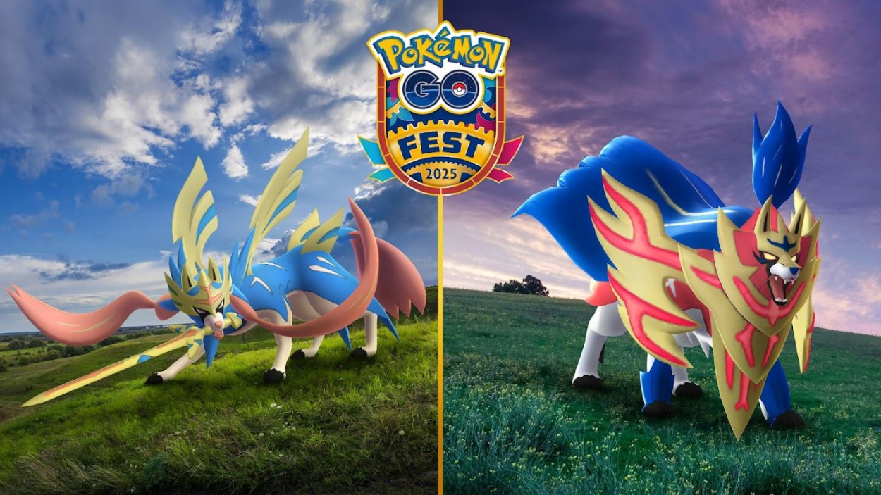 Nowe formy Zaciana i Zamazenty zadebiutują w Pokémon GO Fest 2025