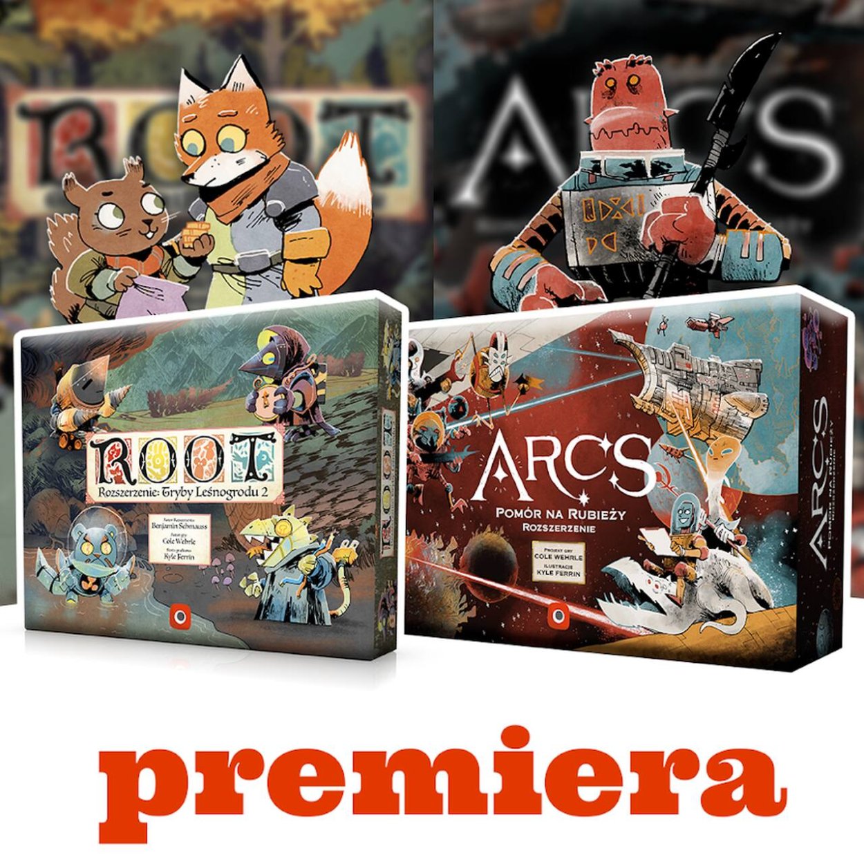 Nowe rozszerzenia „Arcs” i „Root” od Leder Games dostępne na rynku