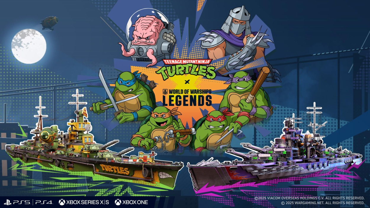 Nowości w World of Warships i World of Warships: Legends – Żółwie Ninja, nowe tryby i odznaki