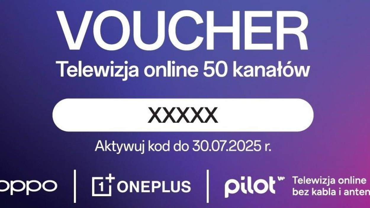 OPPO i OnePlus z promocją – trzy miesiące telewizji Pilot WP za darmo