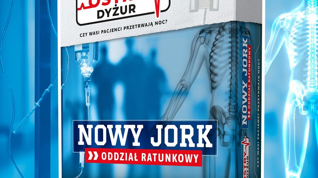 Ostry Dyżur: Oddział Ratunkowy – nowa planszówka medyczna już w sprzedaży
