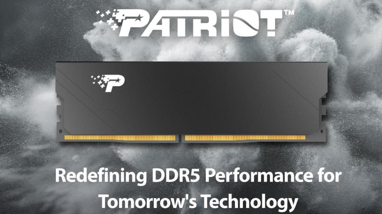 Patriot prezentuje nowe moduły DDR5 – szybkość, stabilność i elegancki design