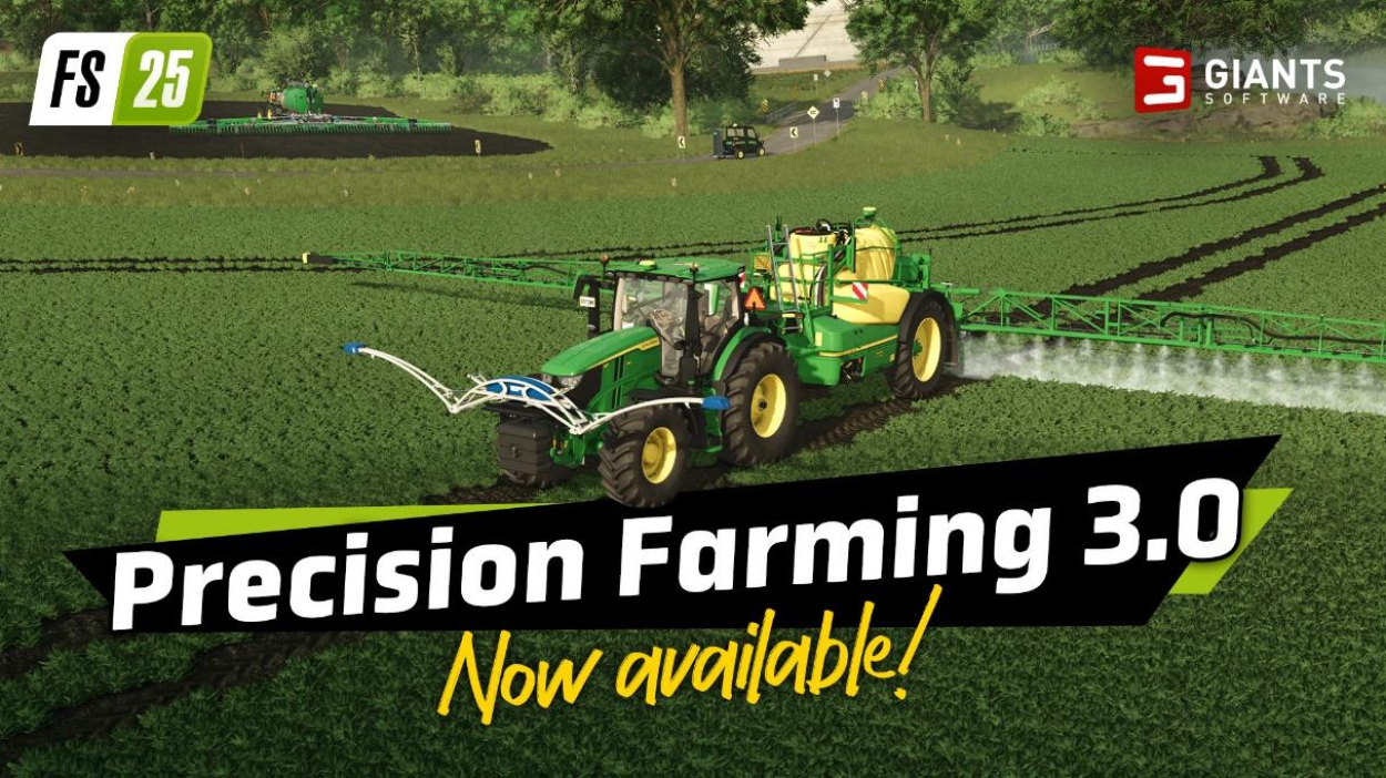 Precision Farming 3.0 – darmowy dodatek już dostępny w Farming Simulator 25