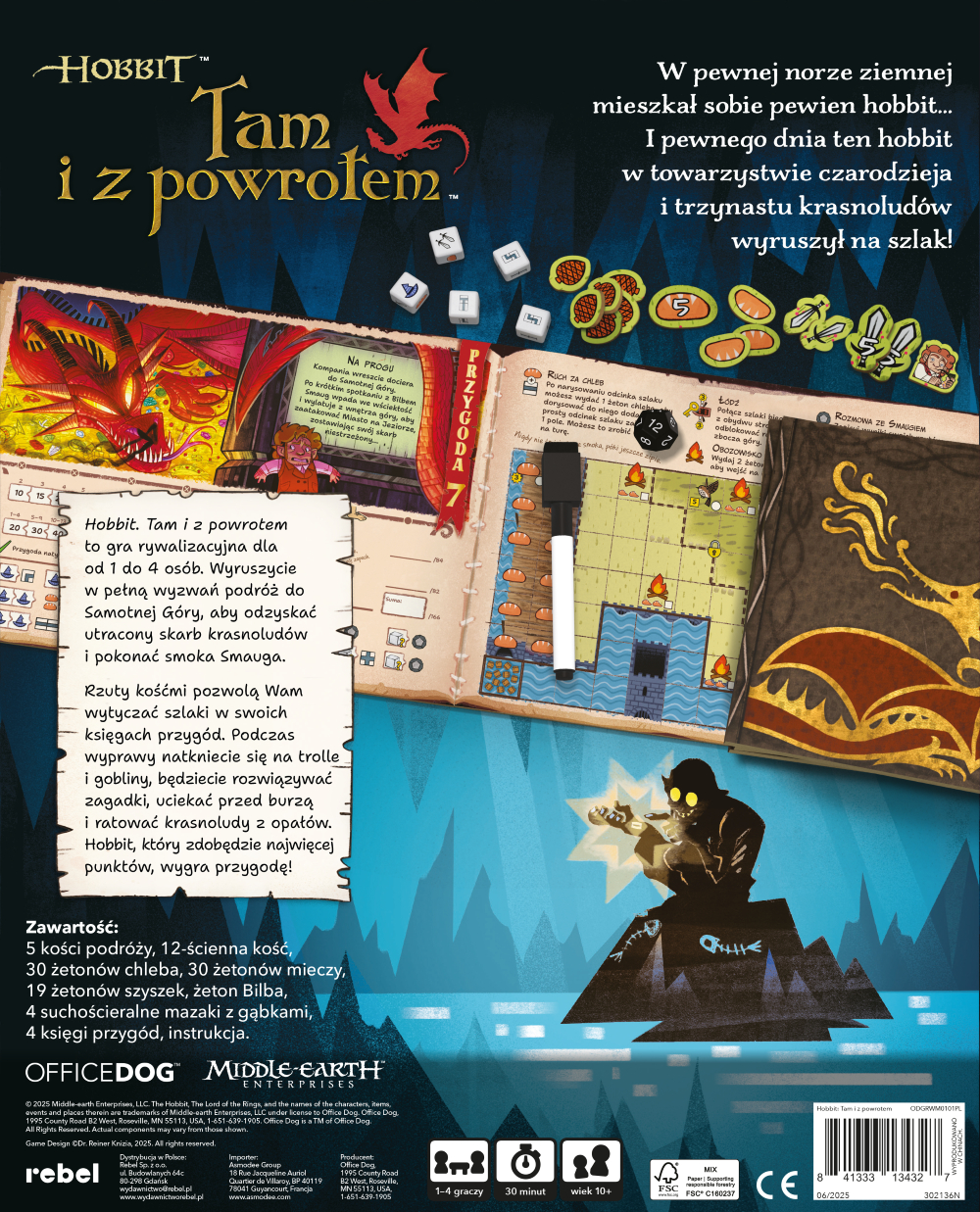 Premiera gry planszowej Hobbit: Tam i z powrotem zapowiedziana