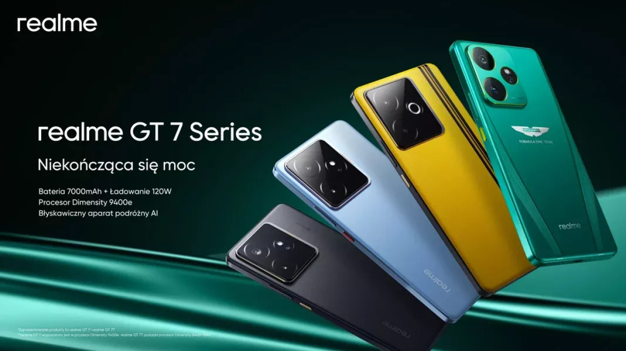 realme GT 7 – potężna premiera z wyścigowym akcentem
