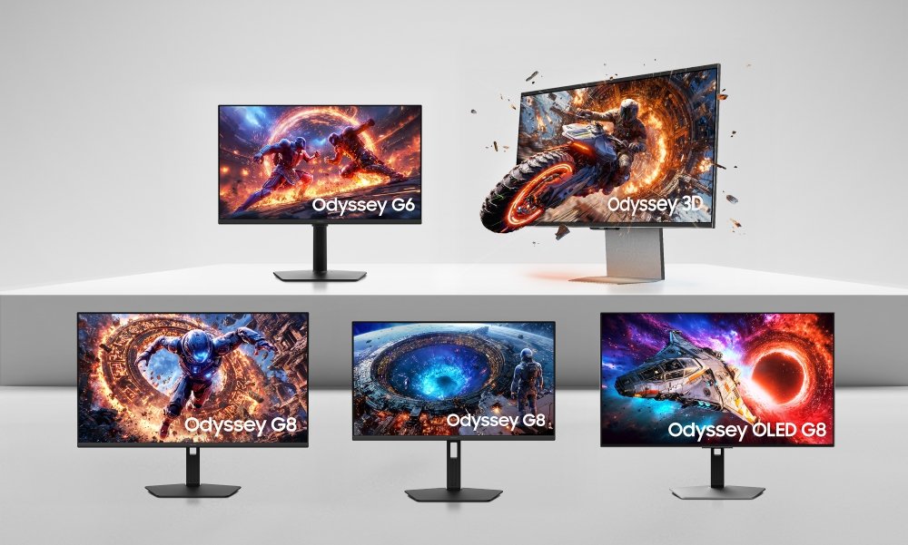 Samsung pokazuje pierwsze monitory gamingowe 6K 3D bez okularów