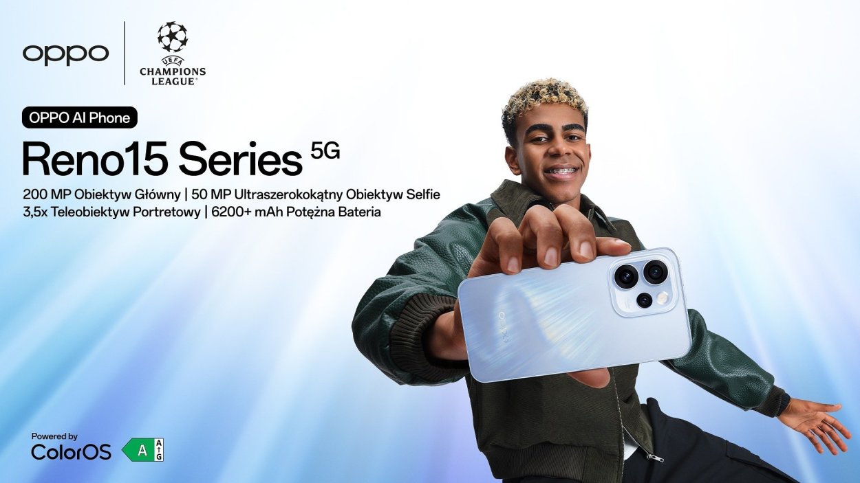 Seria OPPO Reno15 – smartfony z ultraszerokokątnym obiektywem i AI w Polsce