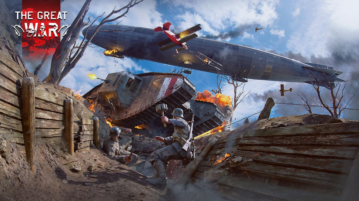 W War Thunder nadchodzi piechota i maszyny z czasów I wojny światowej