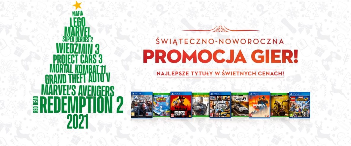 Wielkie świąteczne promocje Cenegi! Wielkie hity dostępne ze sporymi rabatami!