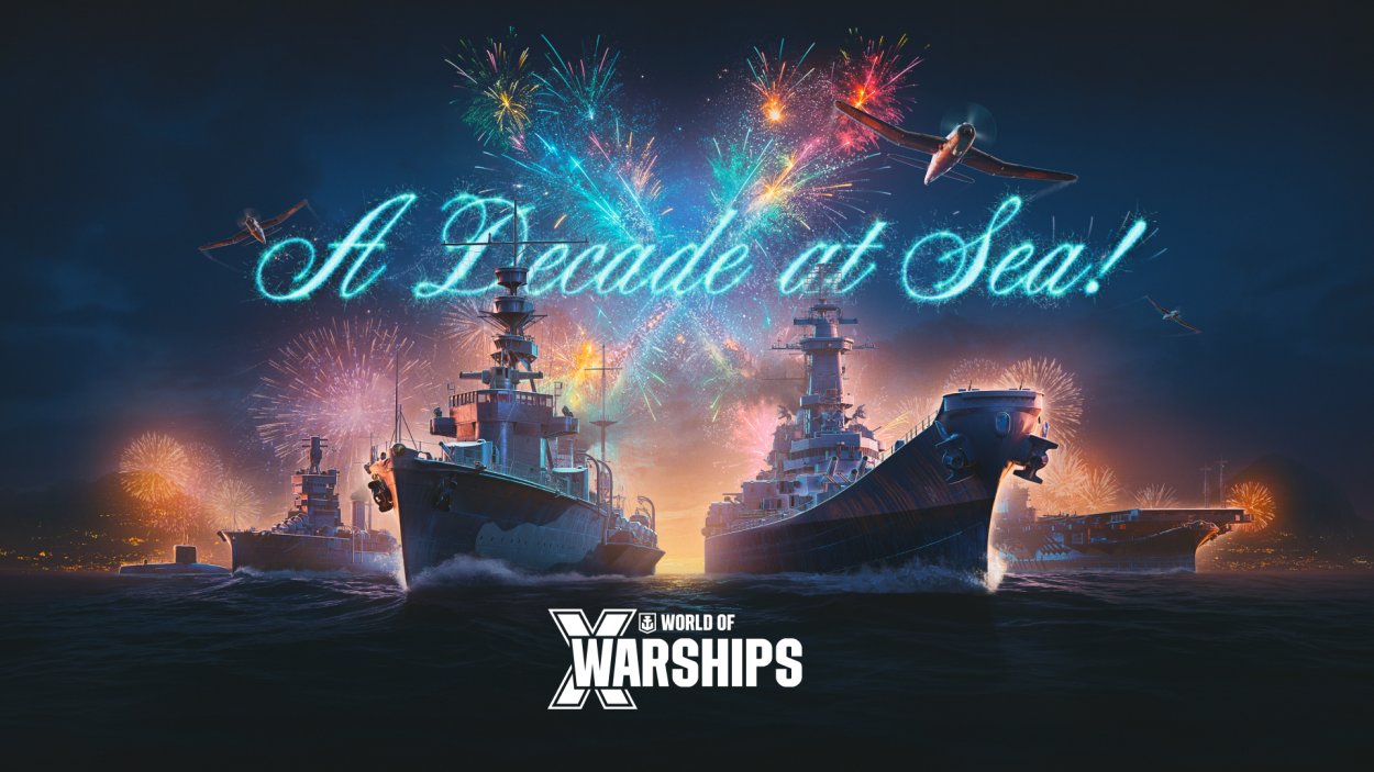 World of Warships świętuje 10 lat specjalną transmisją z nagrodami