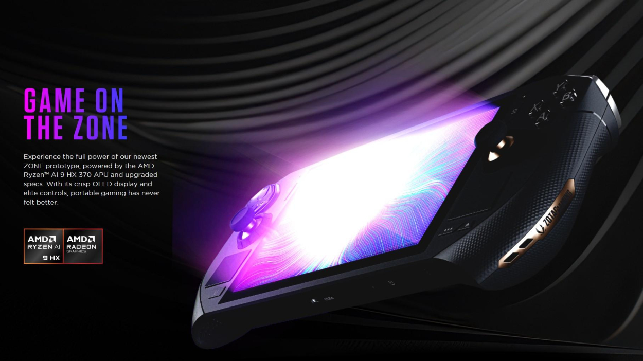 ZOTAC GAMING ZONE – handheld z Linuksem i Ryzenem AI zadebiutuje na COMPUTEX 2025