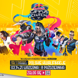 Powoli startuje 3. edycja Red Bull Campus Clutch! Studenci mają okazję pokazać się na scenie Valoranta