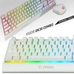 Biel staje się aktualnie główną barwą MSI! Oto MSI Vigor GK30 Combo White i MSI Force GC30 V2 White