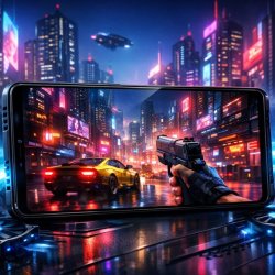 Cyberpunk 2077 działa płynnie na smartfonie Red Magic 11 Pro