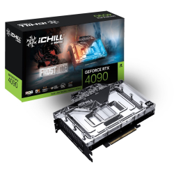 INNO3D GeForce RTX 4090 iCHILL Frostbite to niezwykle mała, ale wydajna oraz efektowna flagowa karta chłodzona cieczą!