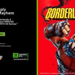 INNO3D GeForce RTX 50 z grą Borderlands 4 w promocji