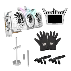 Potężna i efekciarska karta KFA2 GeForce RTX 4090 HOF trafia na rynek nawet w efektownej bieli Artic White!