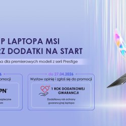 MSI prezentuje serię Prestige AI+ – lekkie laptopy z długim czasem pracy