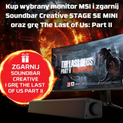 MSI rozdaje soundbar i grę The Last of Us Part II Remastered