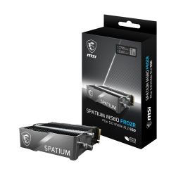 Wydajny dysk PCIe Gen 5 ze sporym chłodzeniem? Imponujący MSI SPATIUM M580 FROZR nadciąga!