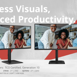 Nowe monitory AOC E4 – biznesowe rozwiązanie z 5-letnią gwarancją