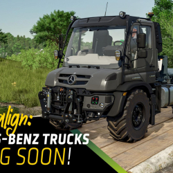 Nowy dodatek do Farming Simulator 25 – Mercedes-Benz Trucks Pack
