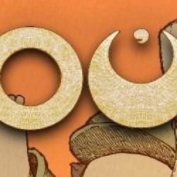 OU, rysowana piórkiem przygodowa gra przypominające ilustrację z książek dla dzieci