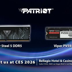 Patriot Memory zapowiada ultraszybkie DDR5 i SSD Gen5 na CES 2026