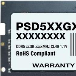 Na rynku już zadebiutowały moduły RAM z serii: Patriot Signature DDR5 SODIMM