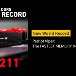Patriot Viper Xtreme 5 DDR5 ustanawia nowy rekord świata częstotliwości