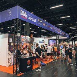 Stanowisko Polish Indie Booth pojawiło się na Poznań Game Arena 2023 z szeregiem niezależnych perełek