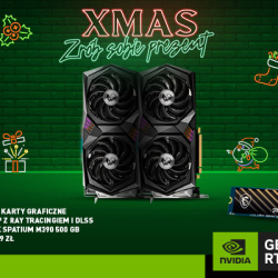 XMAS Zrób sobie prezent, czyli promocja MSI na karty GeForce RTX 3060 i darmowy dysk SSD oficjalnie wystartowała!