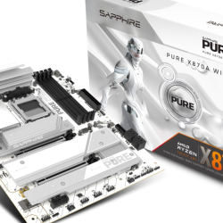 SAPPHIRE PURE X870A WIFI 7 – biała płyta główna AM5 z Wi-Fi 7 i PCIe 5.0