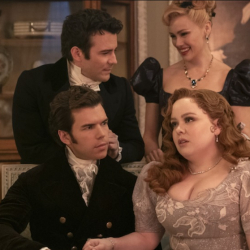 Top 10 seriali Netflix, pośród których na czele Bridgertonowie, Bogdan Boner, Egzorcysta oraz Kicia Kocia